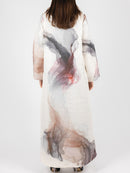 Abstract Ink Wash Abaya