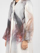 Abstract Ink Wash Abaya