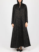 Black Bronze Floral Jacquard