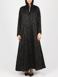 Black Bronze Floral Jacquard