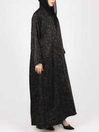 Black Bronze Floral Jacquard