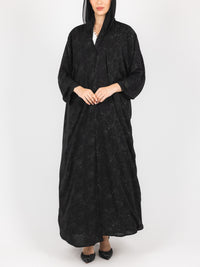 Black Olive Floral Jacquard