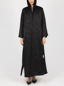 Black Plum Floral Jacquard