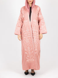 Blush Heritage Embroidered Abaya