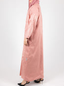 Blush Heritage Embroidered Abaya