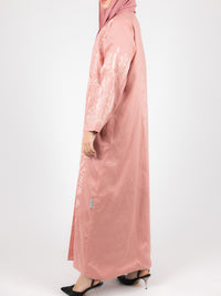 Blush Heritage Embroidered Abaya