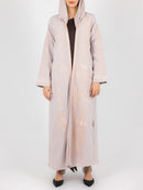 Blush Tonal Embroidered Abaya
