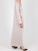 Blush Tonal Embroidered Abaya