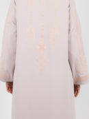 Blush Tonal Embroidered Abaya