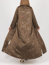 Cocoa Garden Jacquard Abaya