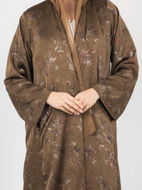 Cocoa Garden Jacquard Abaya