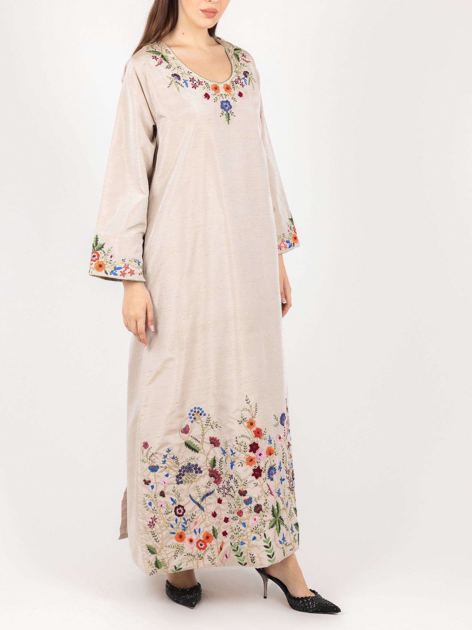 Floral Embroidered Dress