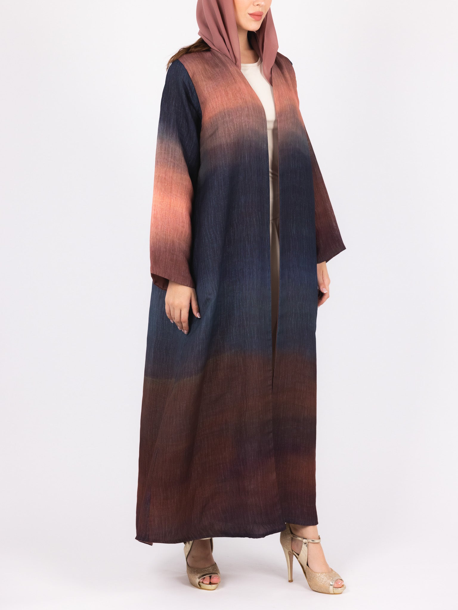Navy Ombre Abaya