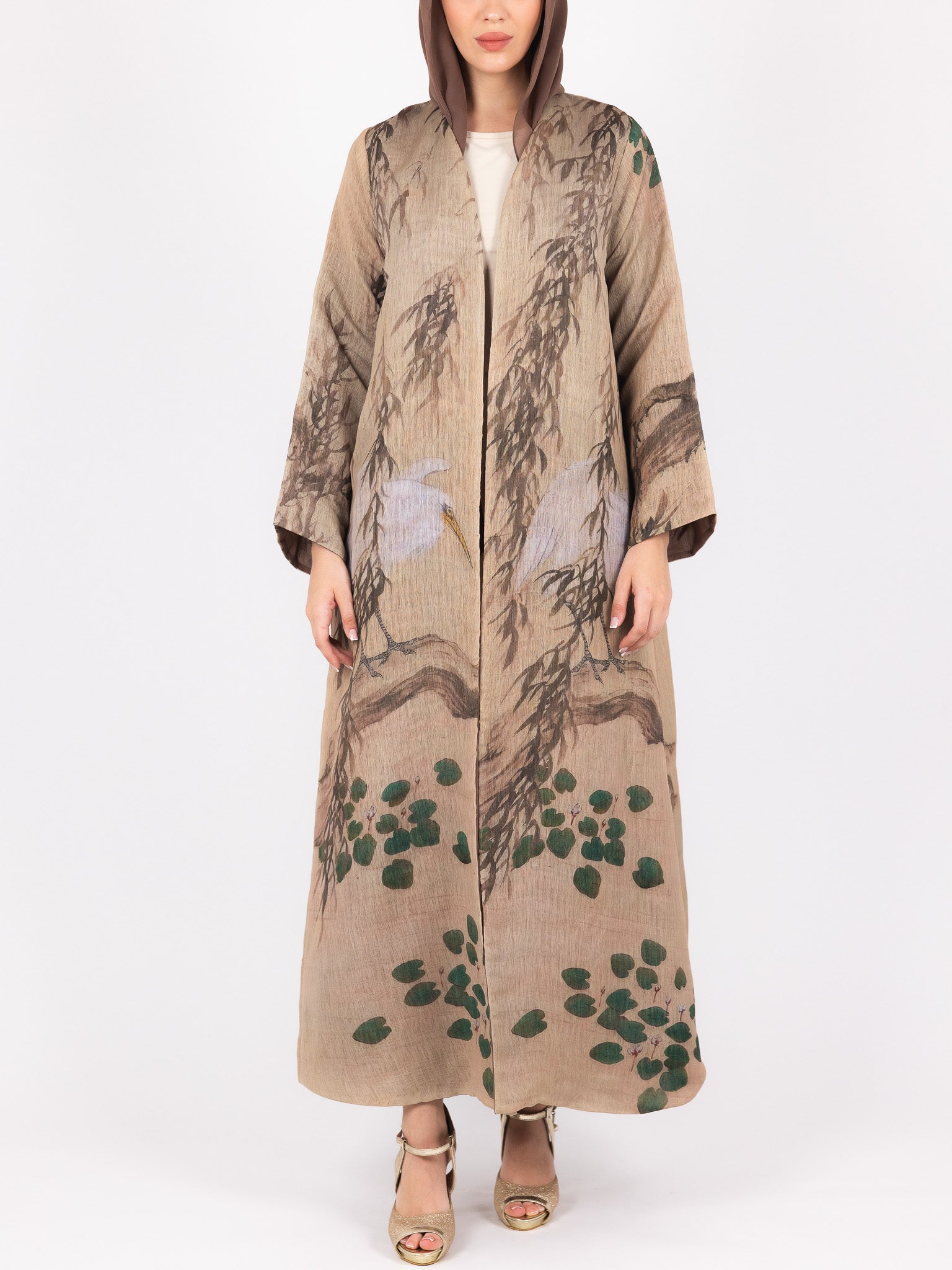Sand Landscape Print Abaya