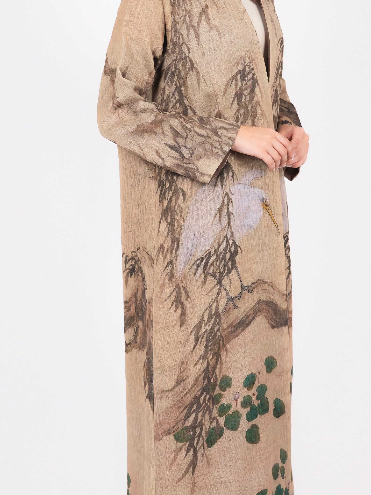 Sand Landscape Print Abaya