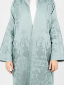 Seafoam Tonal Embroidered Abaya