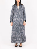 Slate Brushstroke Abaya