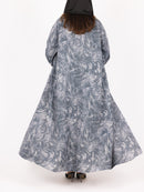 Slate Brushstroke Abaya