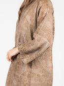 Taupe Textured Abaya