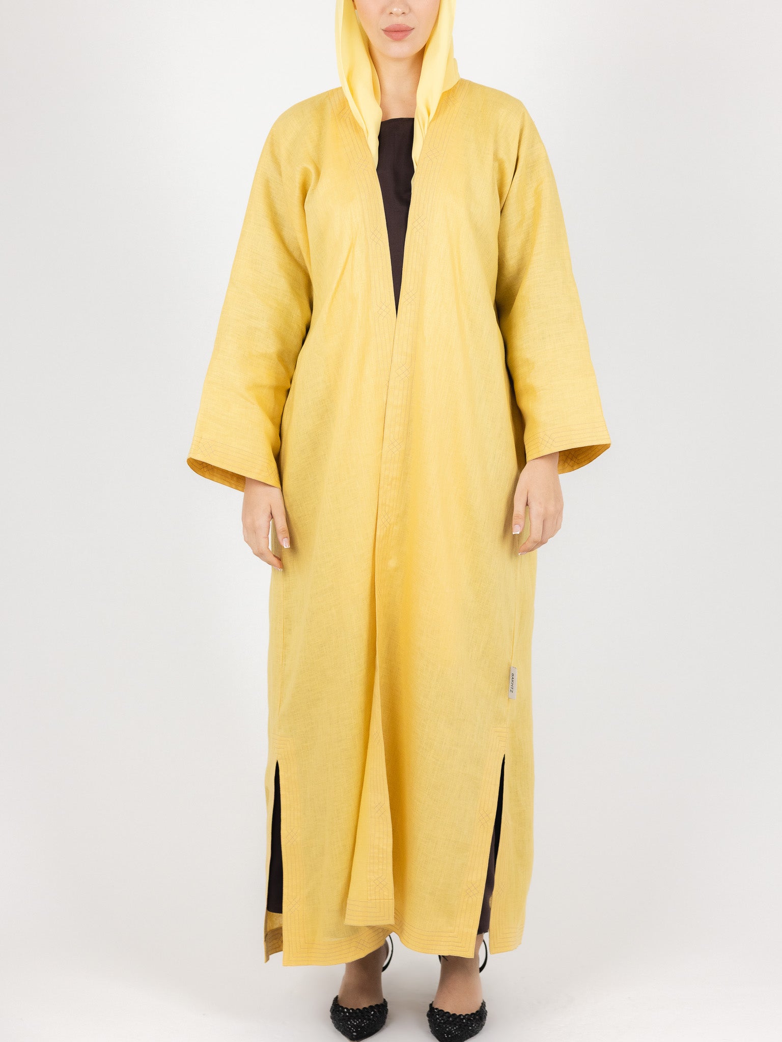 Yellow Minimal Abaya