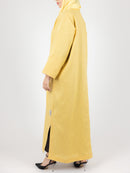 Yellow Minimal Abaya