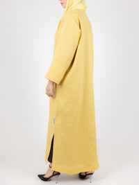 Yellow Minimal Abaya